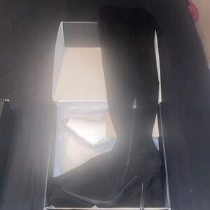 Black over the knee boots